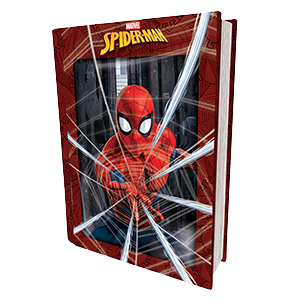 פאזל תלת מימד ספיידרמן בקופסת מתכת דמוי ספר 300 חלקים מבית Prime 3D