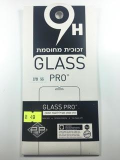 מדבקת זכוכית לאייפון IPHONE 5