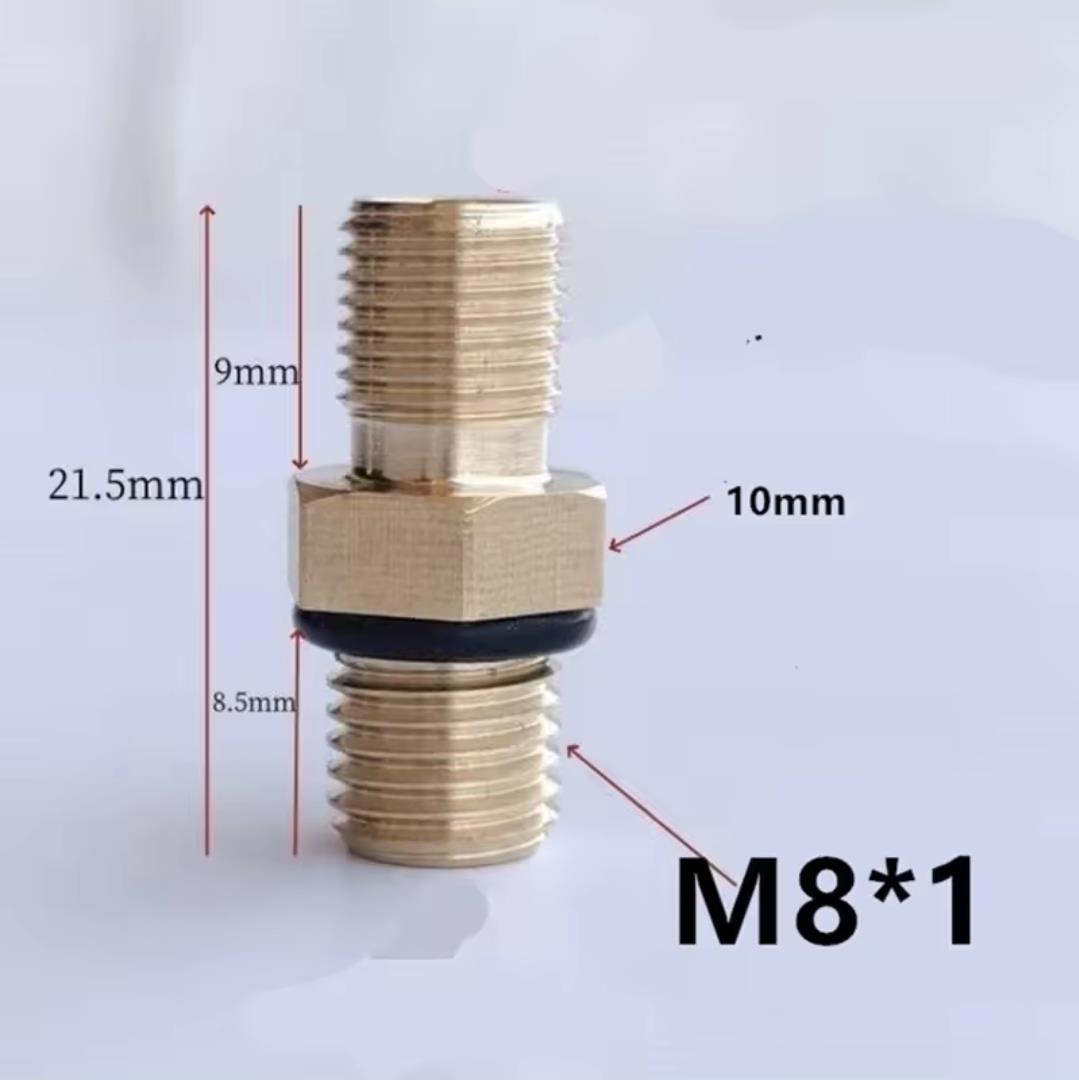 שסתום ניפל עם ונטיל הברגה 8M ממ נקודת חיבור לניפוח קמפינג לייף