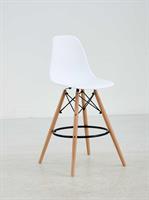 כסא בר מעוצב דגם ליאן צבע לבן