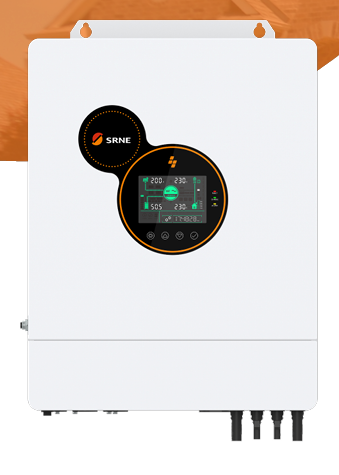 ממיר SRNE היברידי חד פאזי 6K מתח 48V