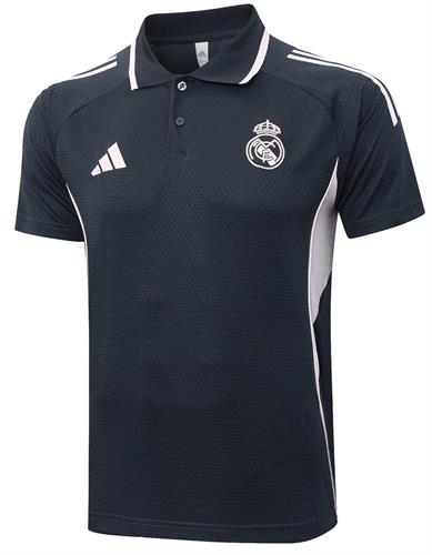 ריאל מדריד חולצת פולו אפורה