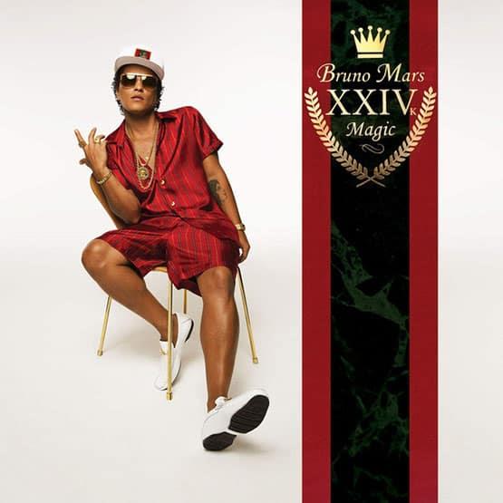 תקליט (Bruno Mars – 24k Magic (Clear Vinyl