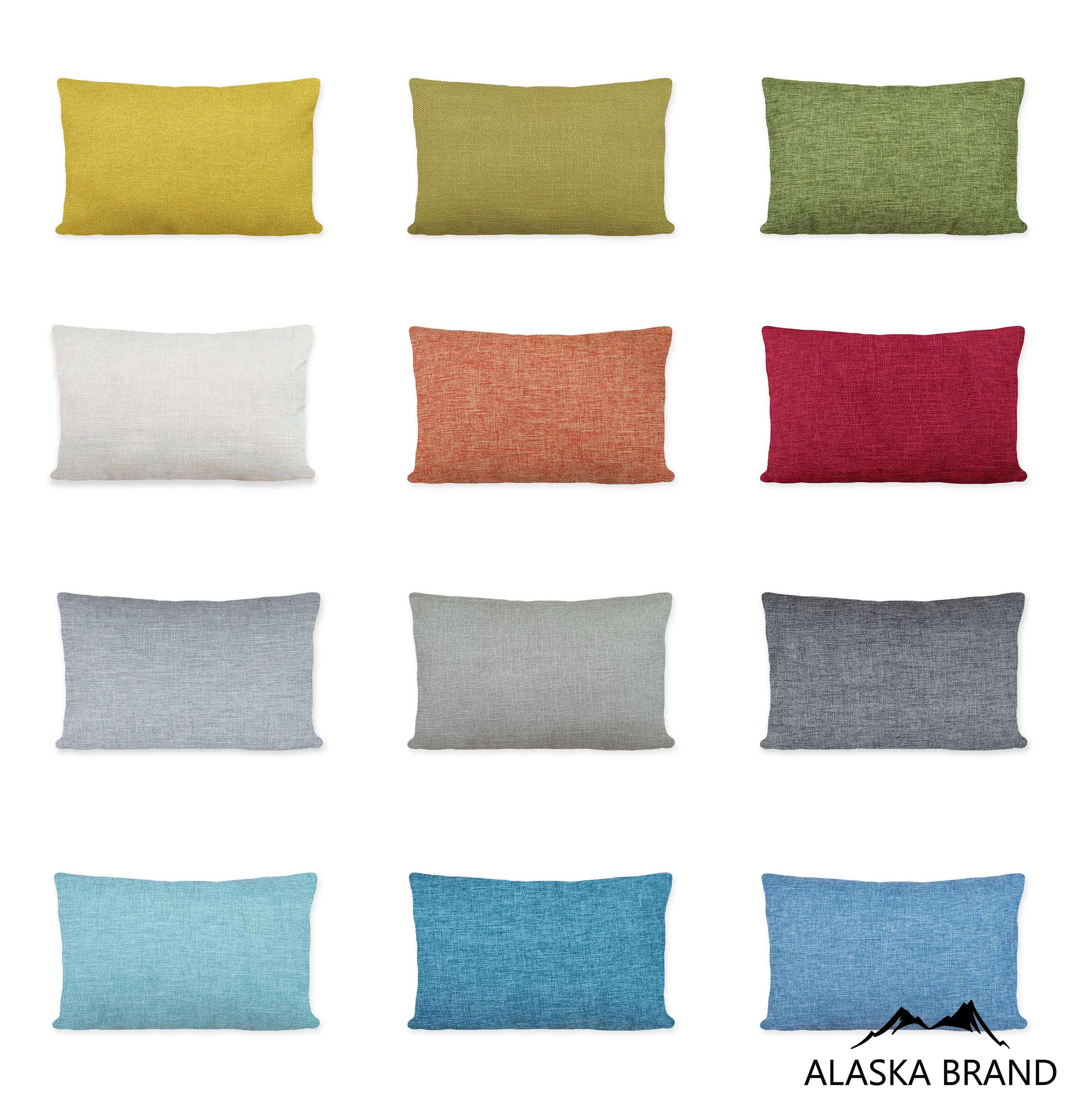 כריות נוי מלבניות קולקציית - Colors דמוי פשתן (2 ב90 ש