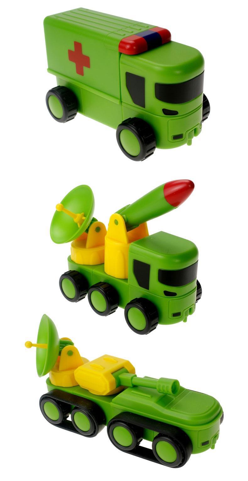 משאיות צבאיות מגנטיות מודולאריות – 31 חלקים
