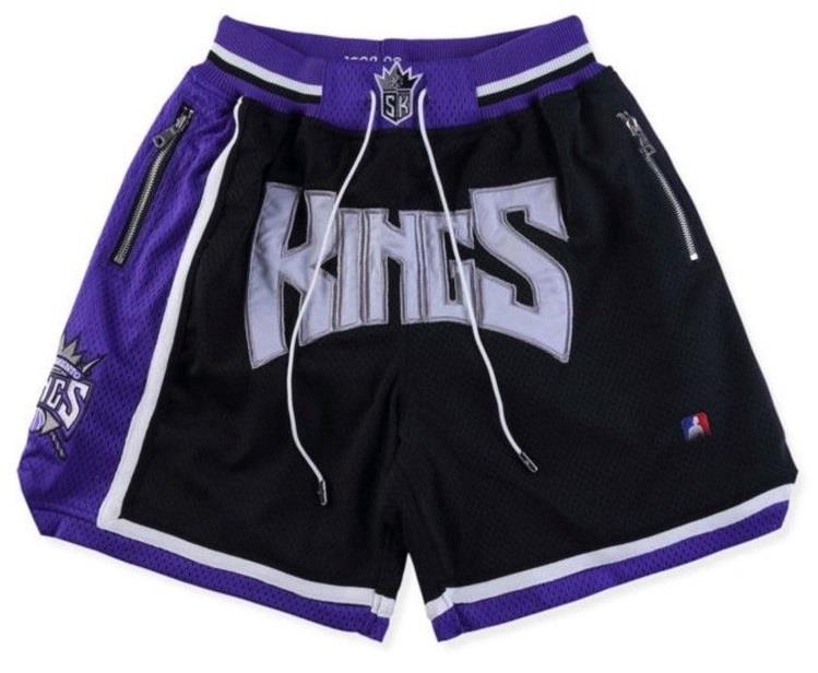 מכנסי סקרמנטו KINGS שחור סגול NBA