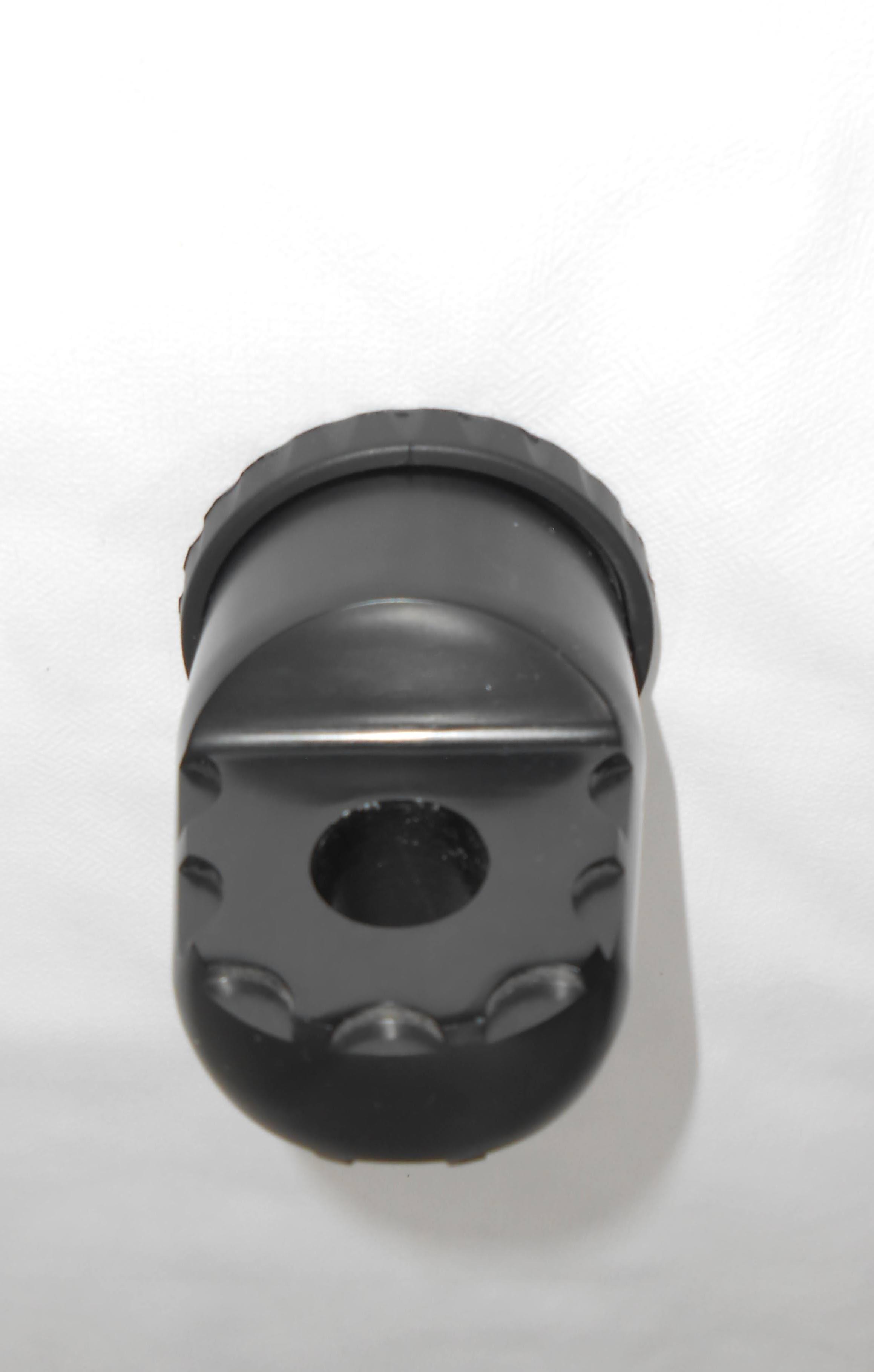 חיבור אלומיניום מודרני ואופנתי בין שאקל לכבל סינטטי עבור כננת צבע שחור