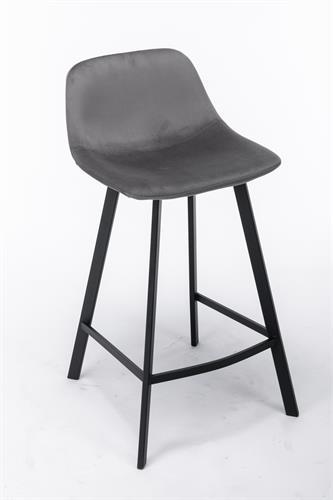 כסא בר מעוצב דגם פיראוס צבע אפור