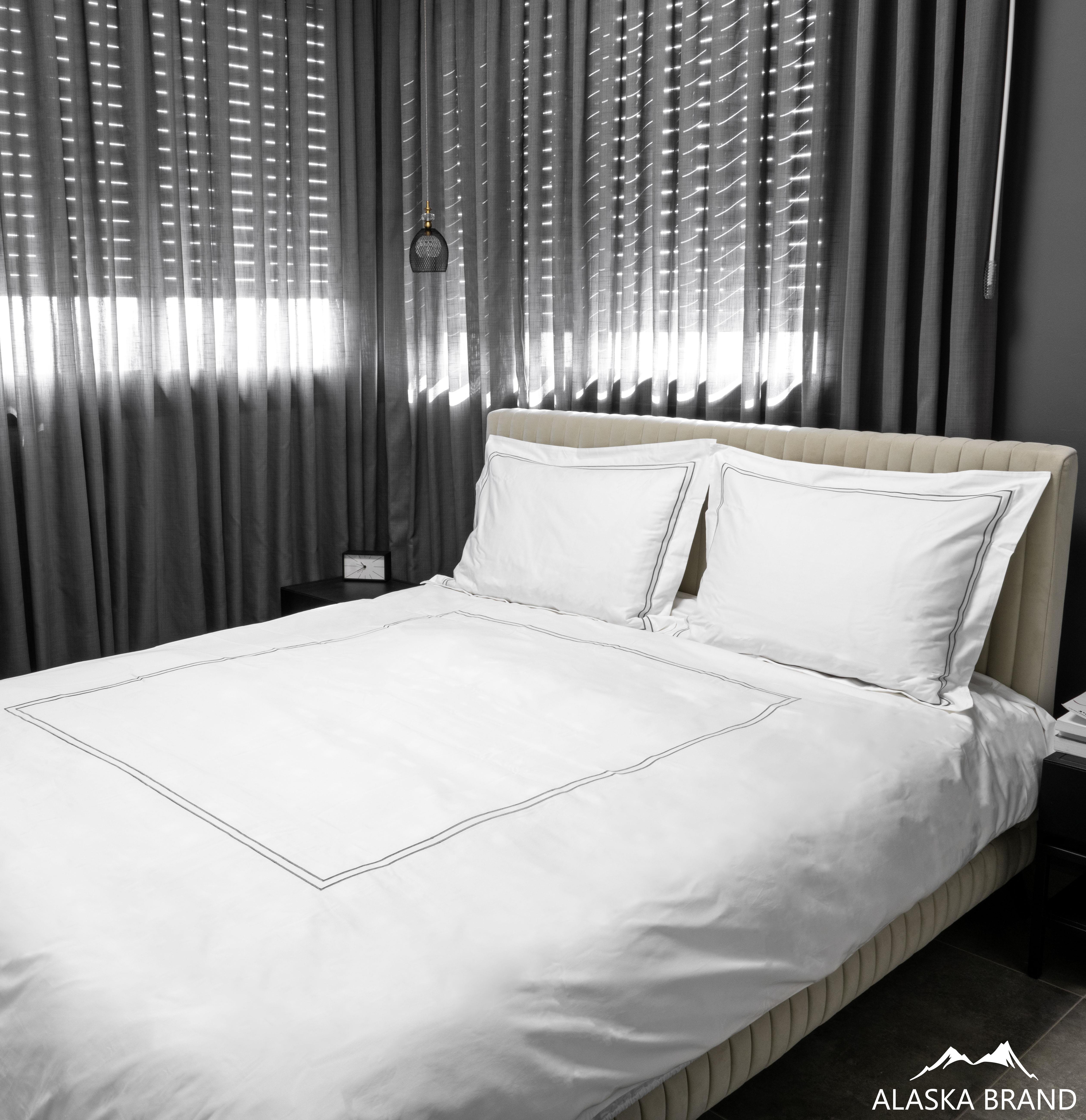 מצעי 100% כותנה מצרית אריגת סאטן - צפיפות 400 חוט | White Dream מבחר צבעים