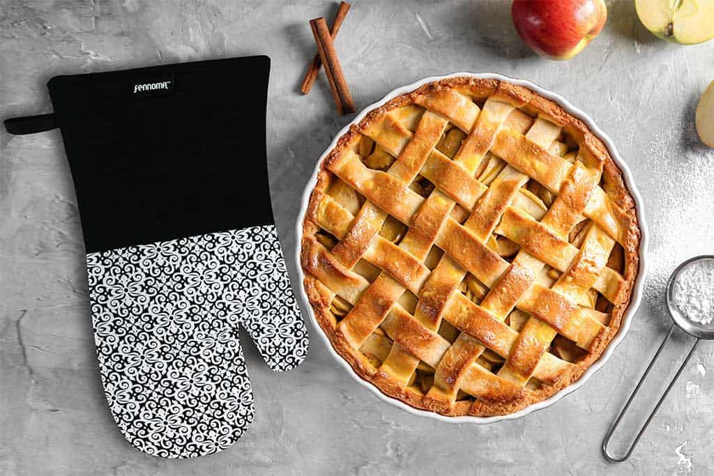 כפפת אפייה מעוצבת שחור