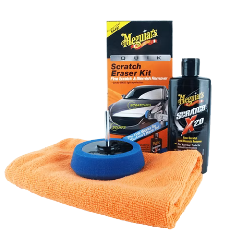 קיט מסיר שריטות למברגה - QUIK SCRATCH ERASER KIT מבית MEGUIAR'S
