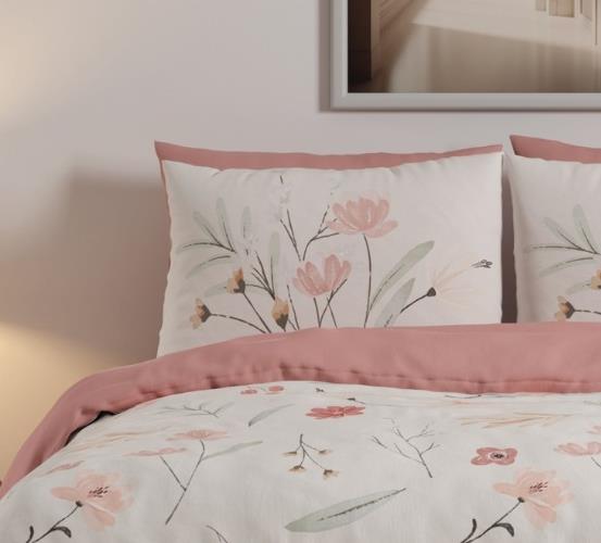 סט מצעים זוגי 100% כותנה דגם - אמנדה