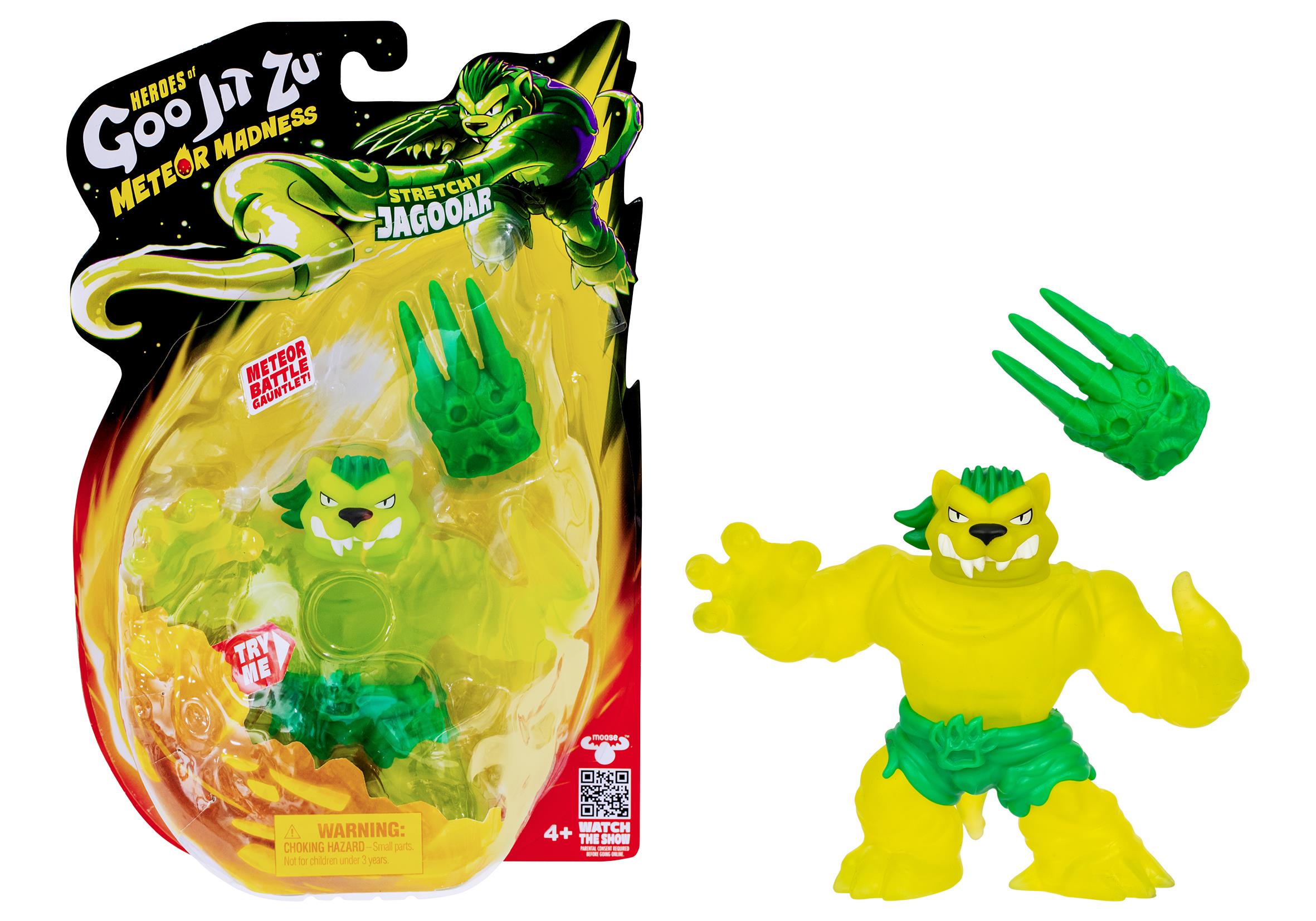 גו ג'יט זו - בובה נמתחת טירוף המטאורים - סטרץ' Mateor madness ג'אגואר - Goo Jit Zu גו ג'יט זו - בובה נמתחת טירוף המטאורים - סטרץ' Mateor madness ג'אגואר - Goo Jit Zu