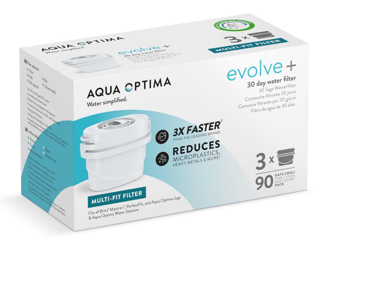 3 פילטרים Aqua Optima