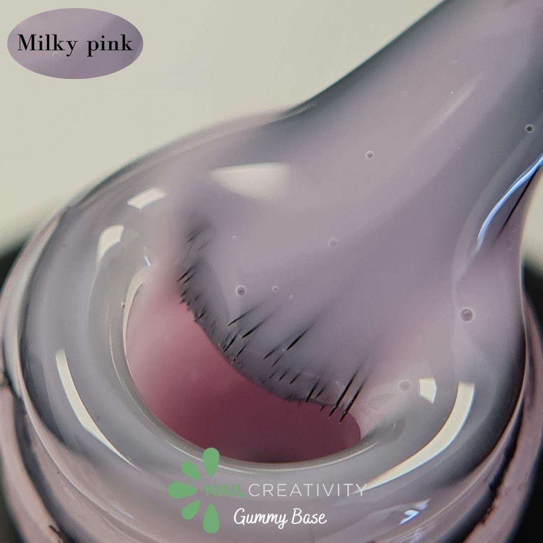 נייל קריאטיביטי ראבר בייס - מילקי פינק milky pink