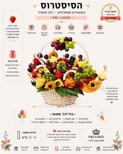 ✨ Fruit Spiral • מגש הסיסטרוס