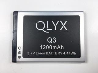 בטריה QLYX Q3 1200mAh/3.7V/4.44Wh