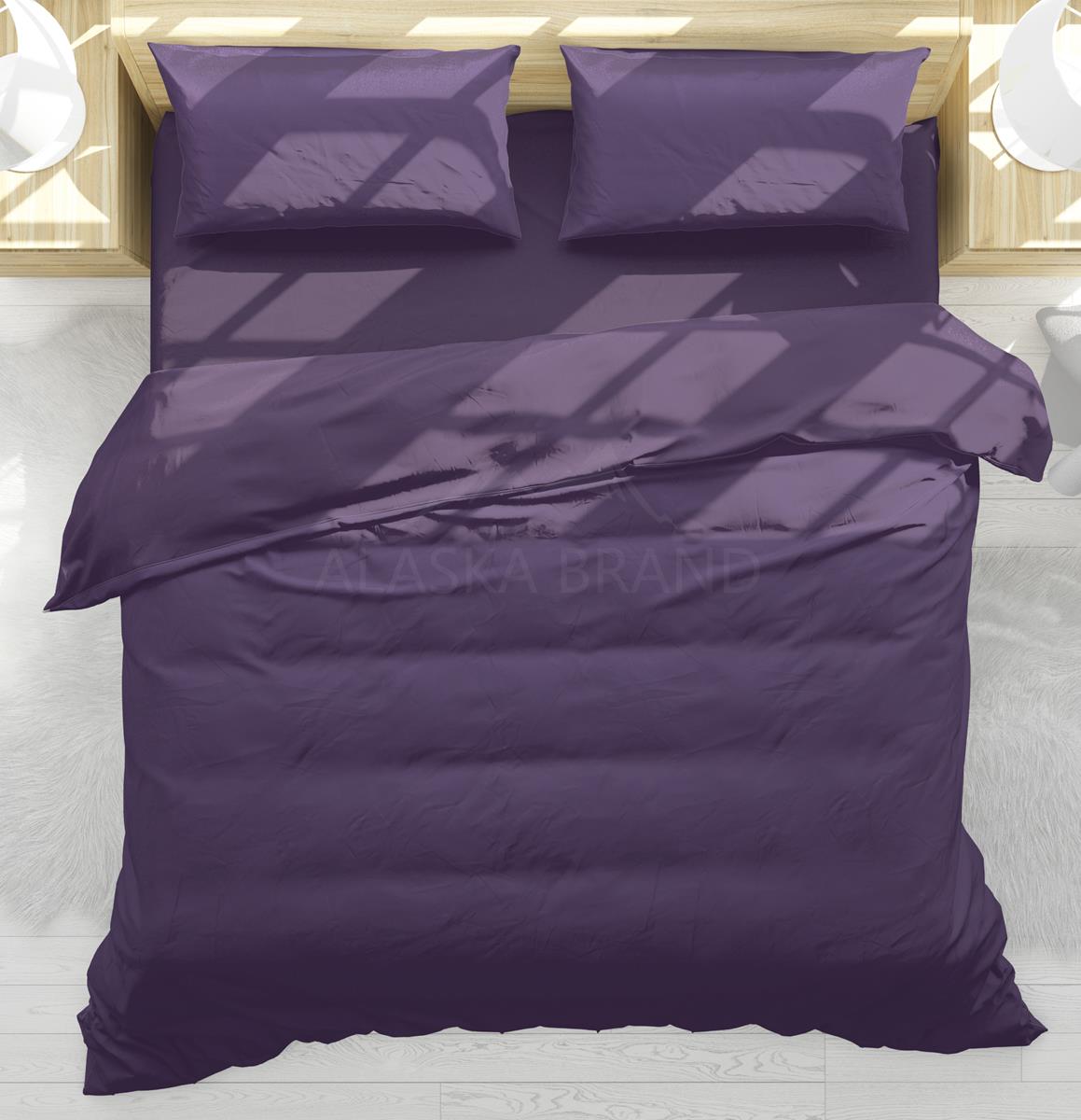 מצעים בתפזורת להרכבה 100% כותנה - סגול כהה