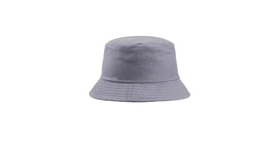 כובע רחב בצבע אפור