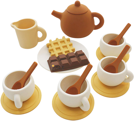 מסיבת תה סיליקון 18 חלקים