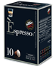 12 מארזים [120 קפסולות 1.2₪ ליח'] קפה אספרסו INTENSO [אפור] עוצמתי (תואמות Nespresso)