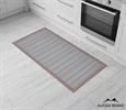 שטיח מטבח איכותי בתוספת גומי בתחתית דגם - ליאו בג' (מתנקה בקלות!) *4 מידות*