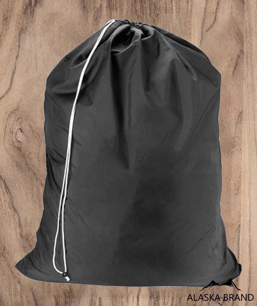 שק כביסה איכותי עם שרוך בצבע חלק | אפור או שחור