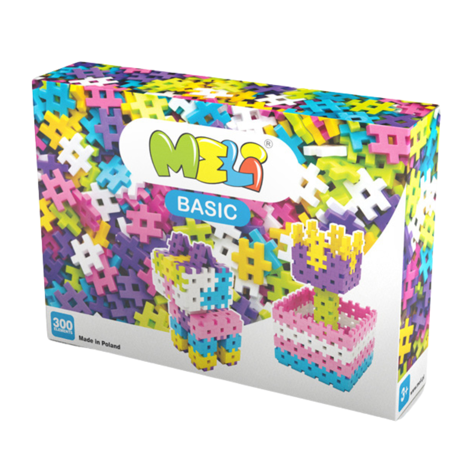 מלי MELI בייסיק BASIC פסטל 300 חלקים