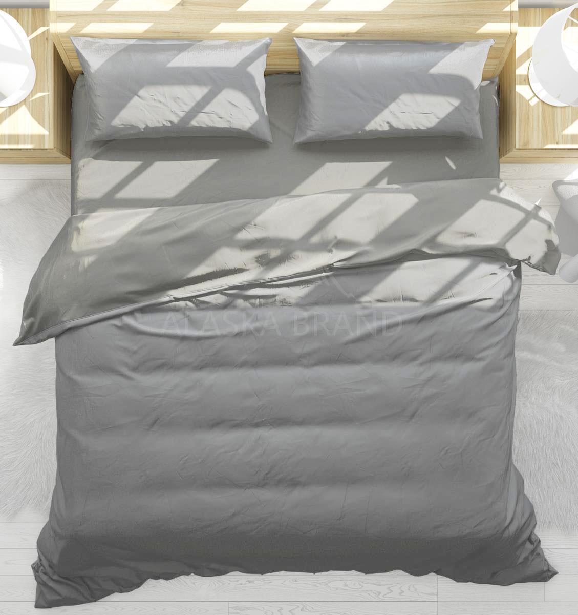 מצעים בתפזורת להרכבה 100% כותנה - אפור