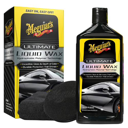 קיט וקס נוזלי + מטלית ופד - ULTIMATE LIQUID WAX KIT מבית MEGUIAR'S | תכולה 473 מ"ל