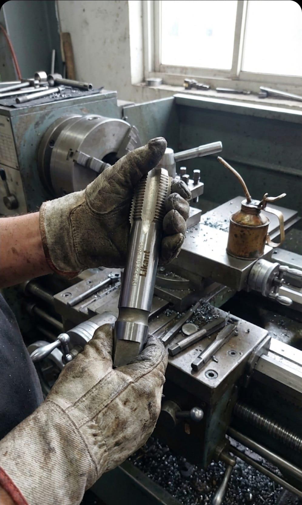 מברז 1 צול BSP LIKANT מברז 1 אינץ' קוטר 32 ממ פלדה  HSS P6M5 למקצוענים משקל 540 גרם קמפינג לייף