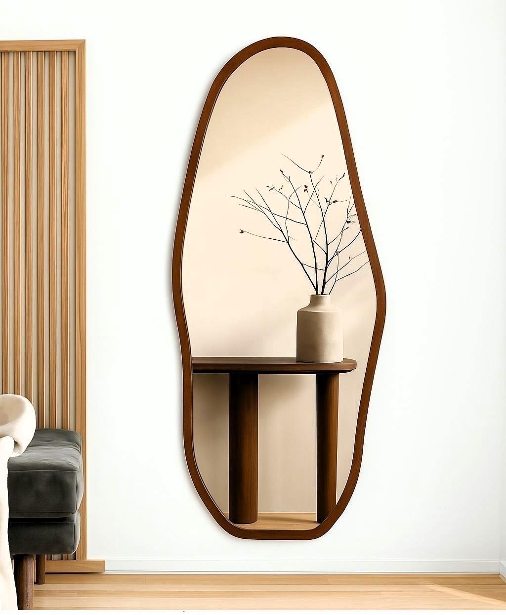 מראה דגם אבן