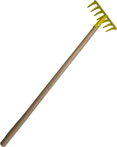 מגרפה צהובה מתכת