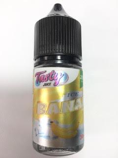 נוזל מילוי לסיגריה אלקטרונית Tasty Juice בקבוק 30 מ"ל בטעם בננה אייס BANANA ICE