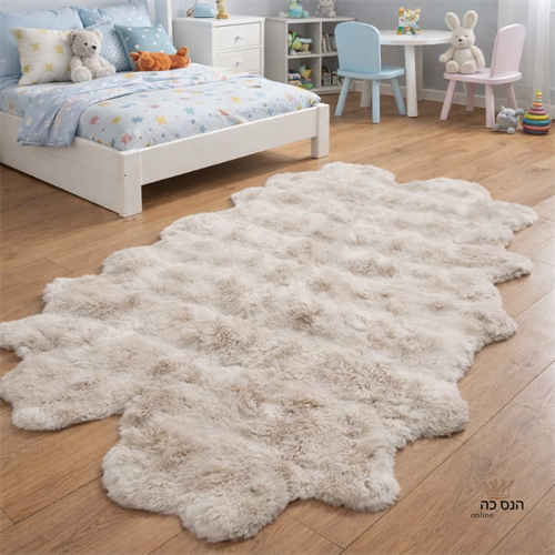 שטיח פרווה אסימטרי ב"ז