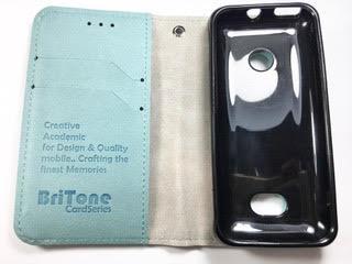 מגן ספר ברייטון BriTone לנוקיה 208 NOKIA בצבע תורכיז בהיר