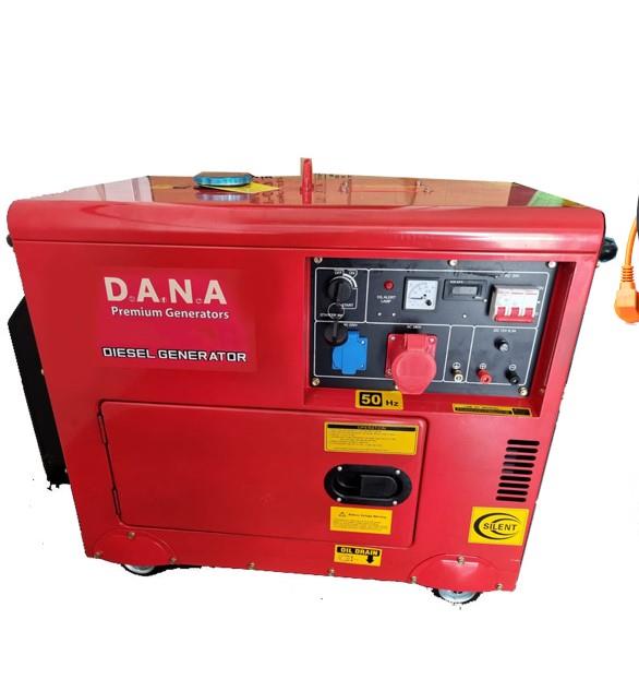 גנרטור דיזל מושתק 8KVA תלת פאזי  D.A.N.A
