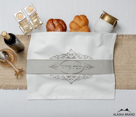 כיסוי לחלה רקום יוקרתי במיוחד! דגם - ציון