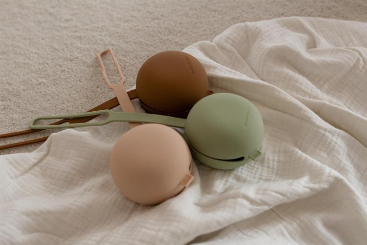 קופסת סיליקון למוצץ צבע קאמל