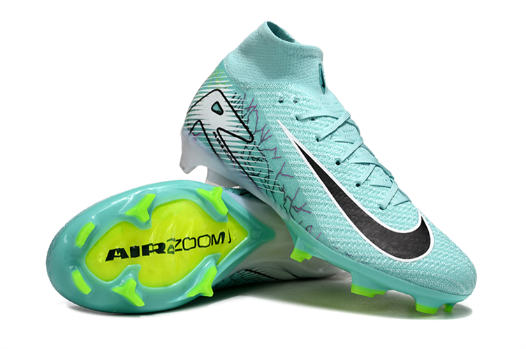 נעלי כדורגל Nike Air Zoom Mercurial Elite FG טורקיז שחור