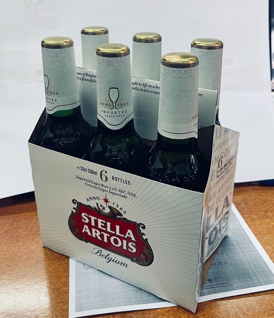 בירה סטלה ארטואה 330 מ"ל שישיות