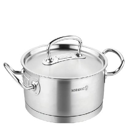 סיר נירוסטה 28 ס"מ  7.3 ליטר מתאים גם לאינדוקציה