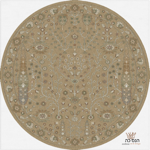 שטיח וינטג" עגול  דגם  אדלינה 04