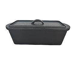 תבנית  יציקת ברזל  מלבנית לאפיית לחם 1.9 ליטר  עם ידית