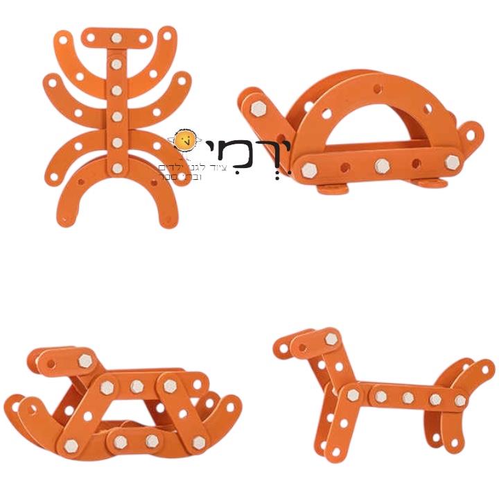 הרכבת אום ובורג ענק - 156 חלקים