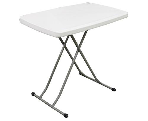 שולחן פיקניק מתקפל 75X50 ס"מ - בצבע לבן