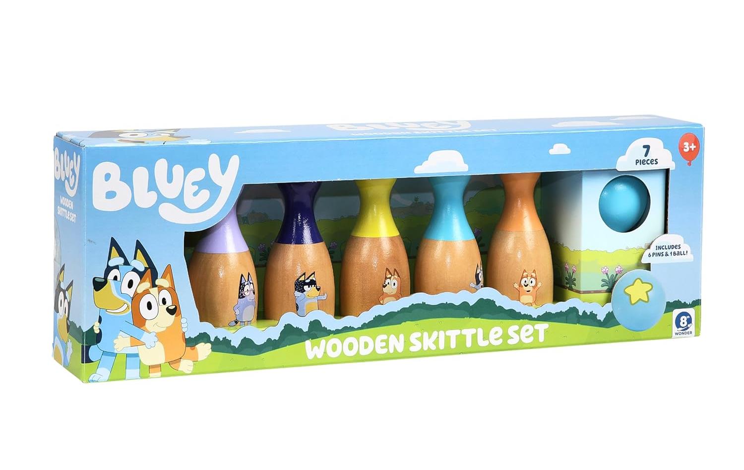 בלואי Bluey סט באולינג מעץ