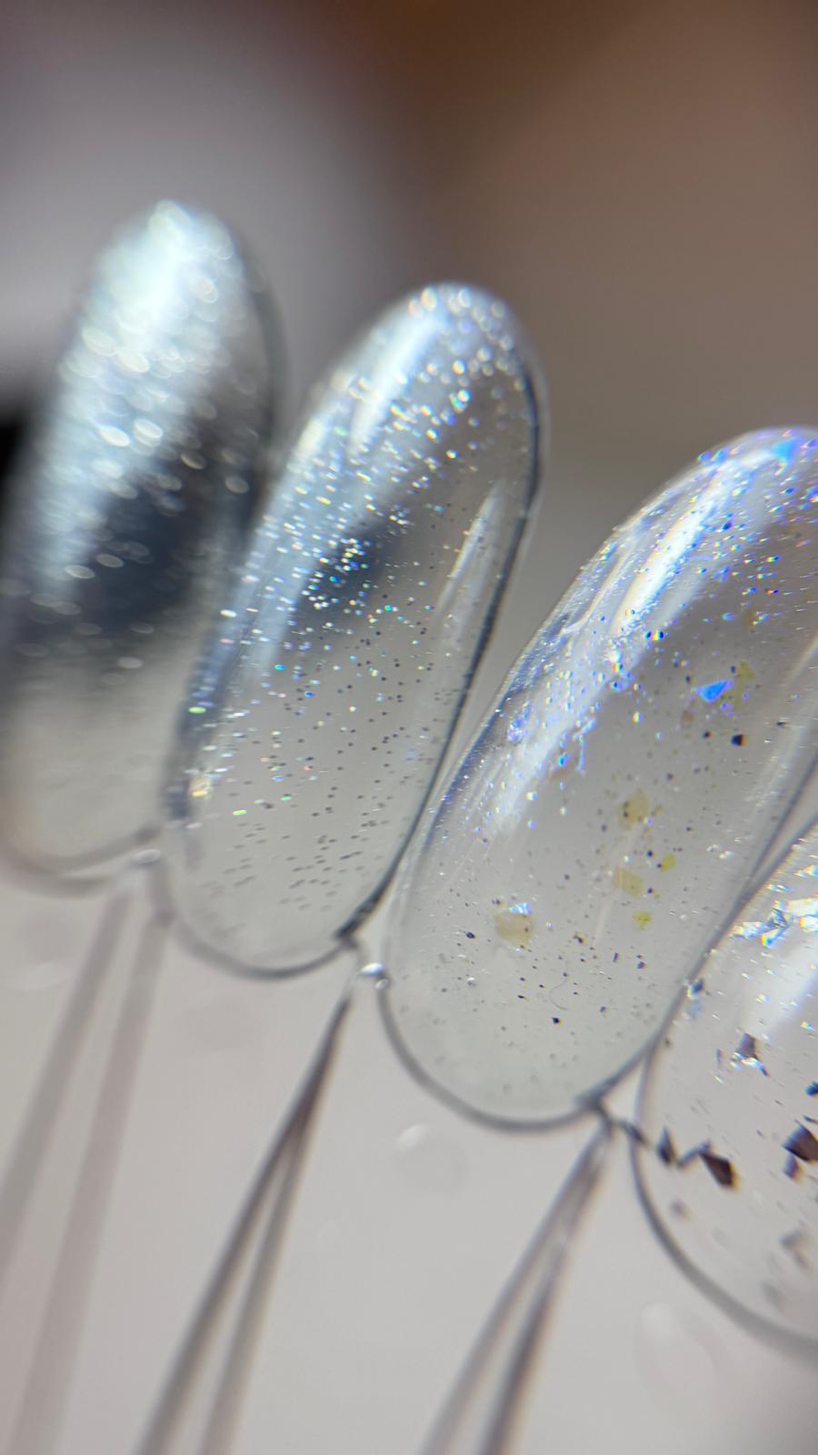 Silver glitter top -טופ נצנצים כסופים וצבעוניים - ללא נטרול