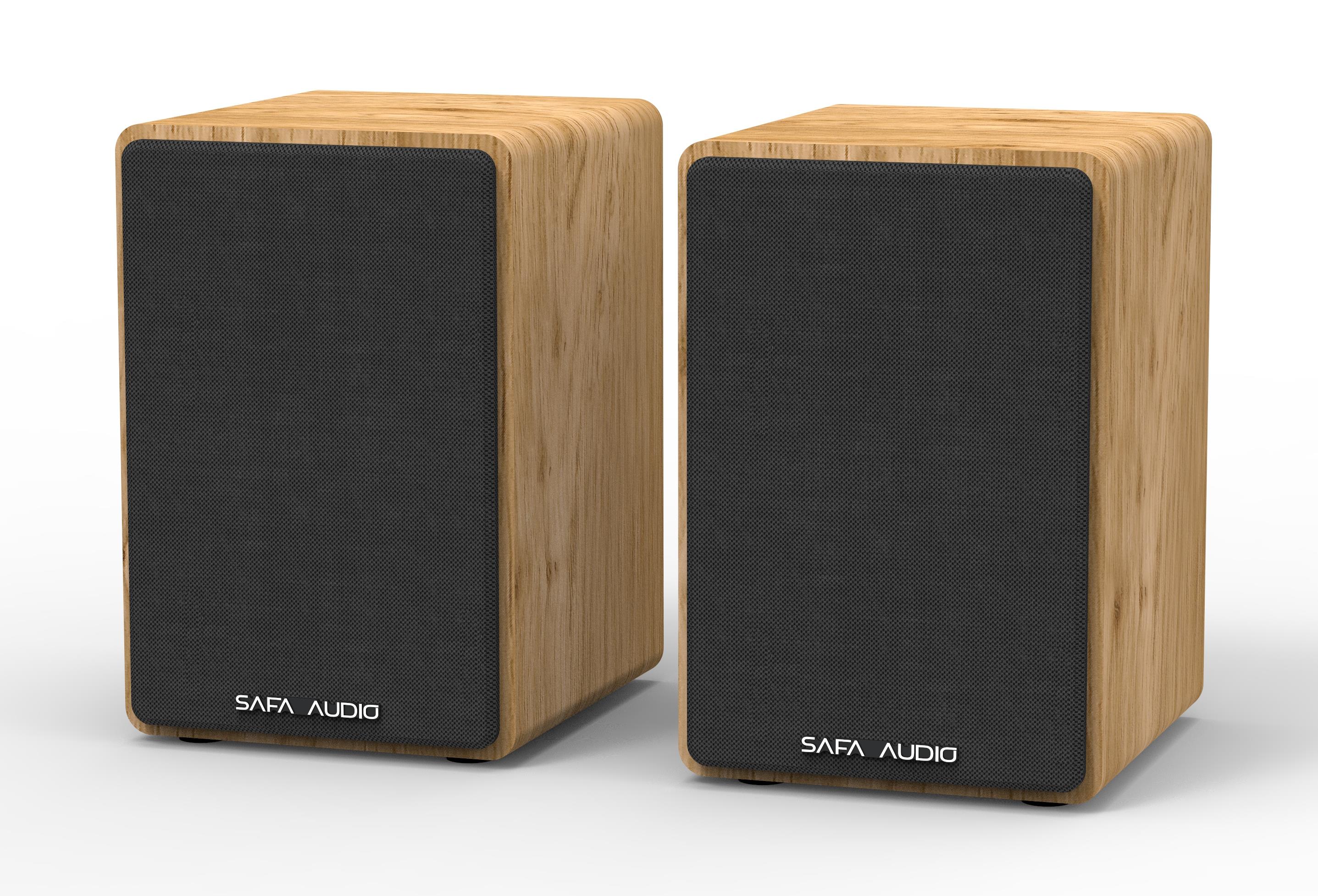 רמקולים מדפיים מוגברים –SAFA WS-602 (אגוז בהיר) רמקולים מדפיים מוגברים –SAFA WS-602 (אגוז בהיר)