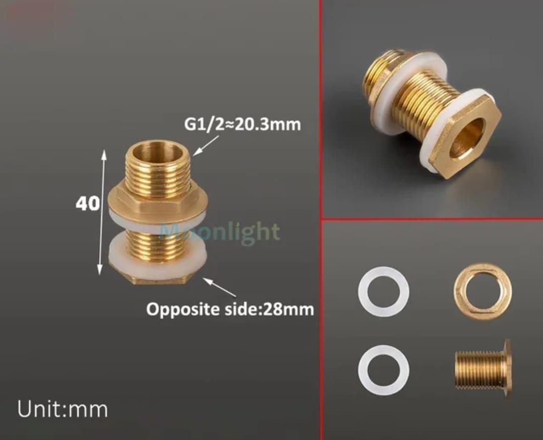 ניפל זכר נקבה מאריך הברגה חצי צול אום הידוק ואטמים הניפל מנחושת פליז קמפינג לייף ניפל זכר נקבה מאריך הברגה חצי צול אום הידוק ואטמים הניפל מנחושת פליז קמפינג לייף